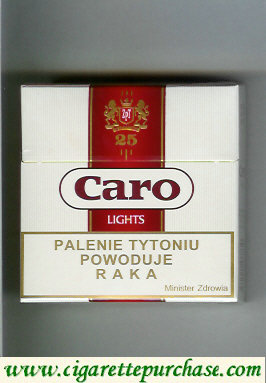 Caro Lights cigarettes 25